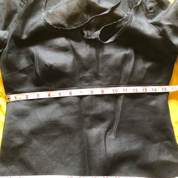 Benetton linen black dress one piece - Picture 13 of 13